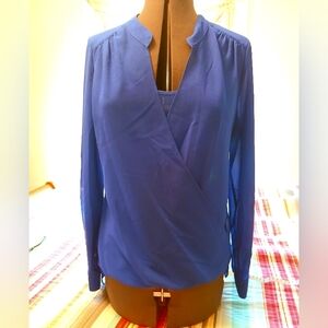 Rose & Olive Deep Blue Blouse